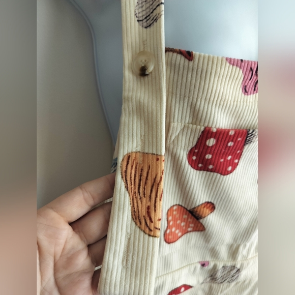 Cider Mushroom Print Cream Jumpsuit Sz 2X - Picture 7 of 9